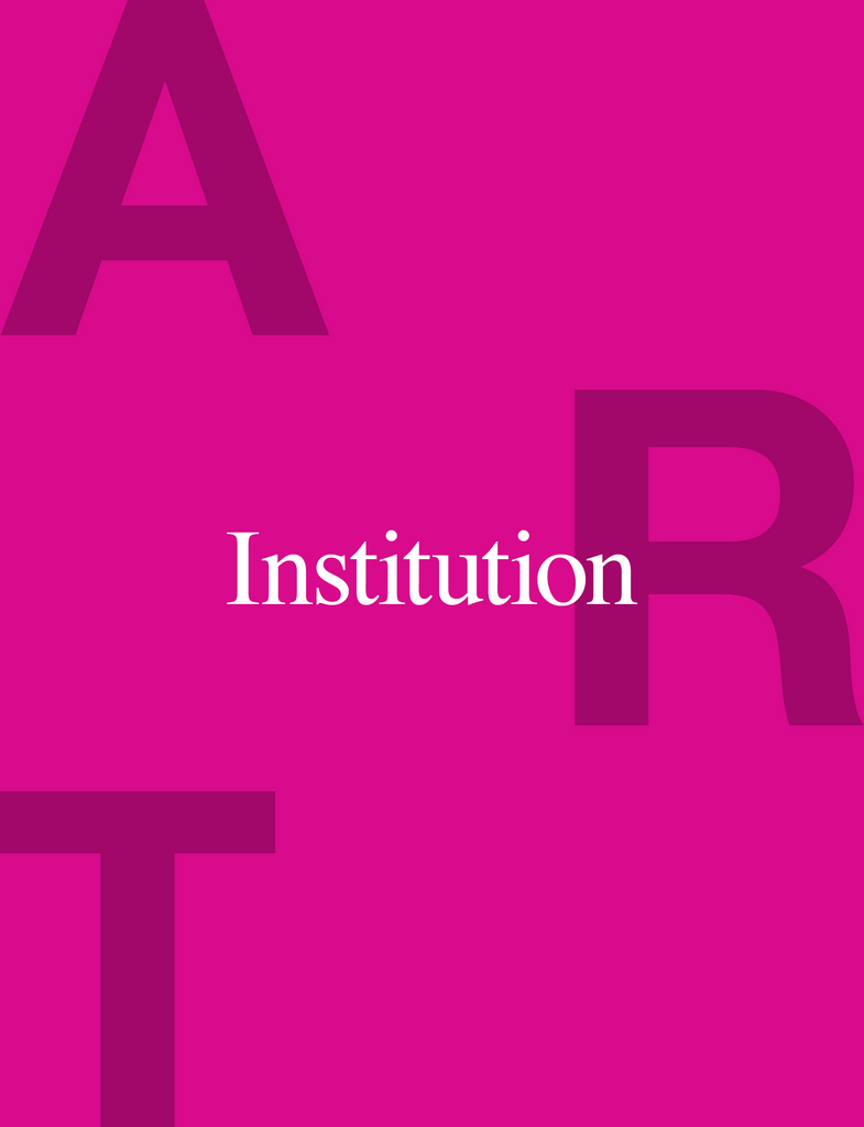 Institutional subscription