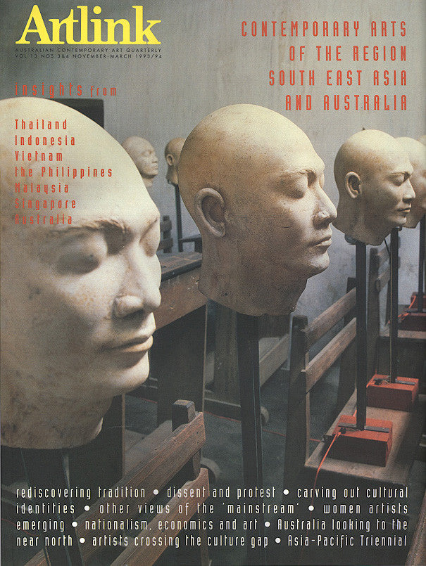 Issue 13:3&4 | November 1993 | Contemporary Arts of the Region