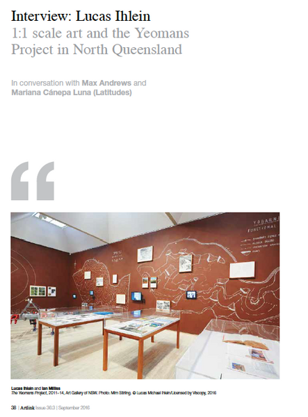 Issue 36:3 | September 2016 | Art Land
