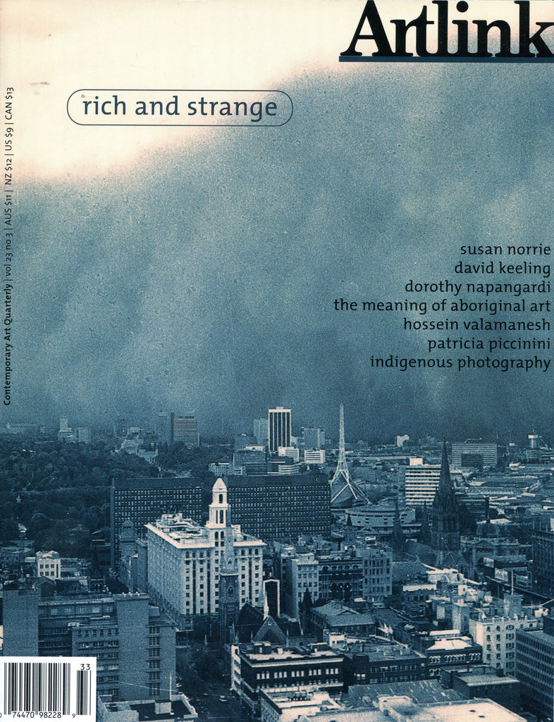 Issue 23:3 | September 2003 | Rich & Strange